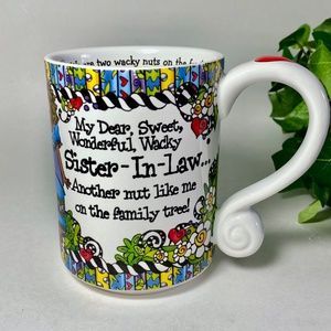 Suzy Toronto Ceramic Mug "Sister-In-Law" EUC